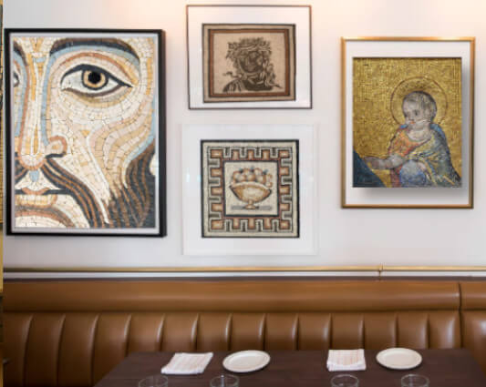 coffee with mosaics